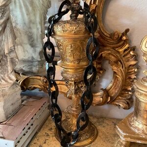 Rush by Denis & Charles black plastic chain necklace